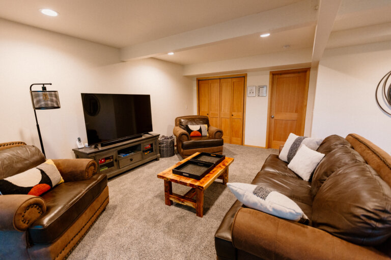 Downstairs living area